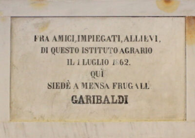 Targa Commemorativa "Giuseppe Garibaldi è stato qui"