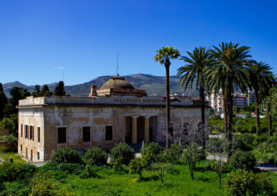 Vista dall'alto Istituto Agrario di Villa Castelnuovo a Palermo