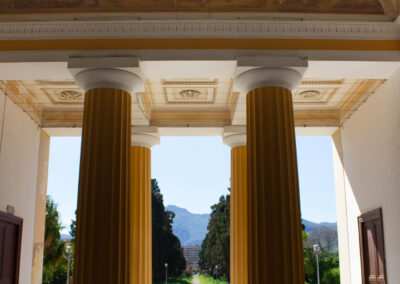 Colonne e Soffitto Istituto Agrario del 700'